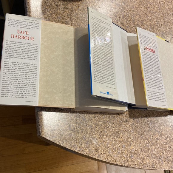 3 Danielle Steel Hardcover Books Bittersweet Safe Harbour & Impossible - Picture 14 of 17